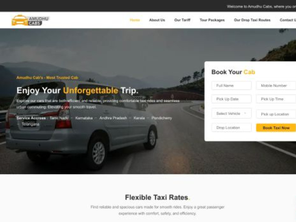 amudhucabs.com