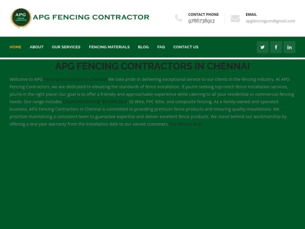 apgfencingcontractors.com