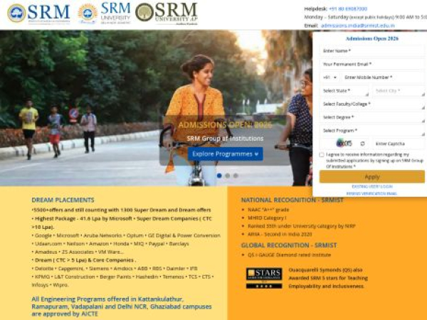 applications.srmist.edu.in