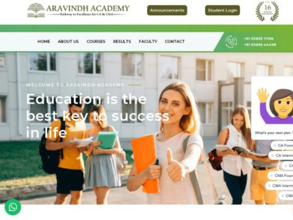 aravindhacademy.com