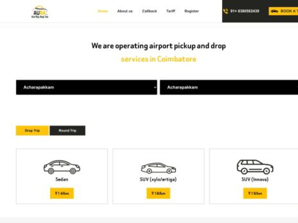 auraonewaydroptaxi.com