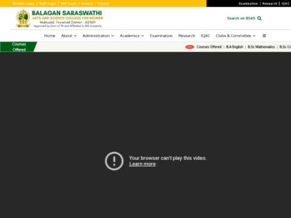 balagansaraswathicollege.edu.in