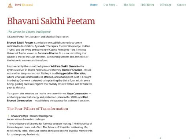bhavanisakthipeetam.org