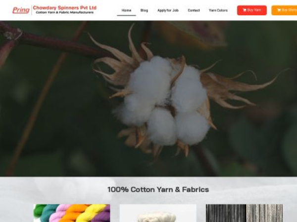 chowdaryspinners.com