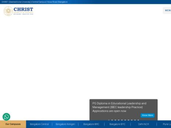 christuniversity.in