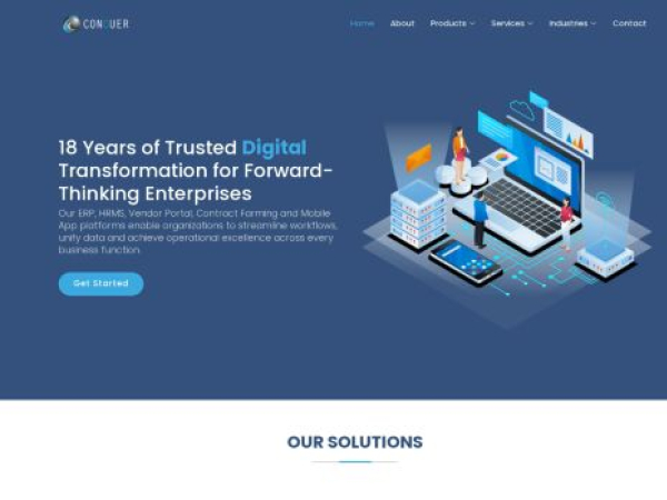 conquer-infotech.com