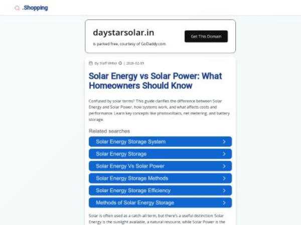 daystarsolar.in