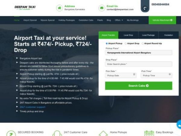 deepamcabs.com