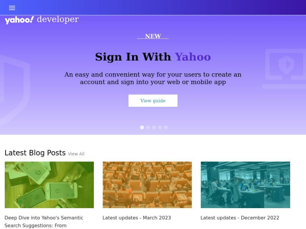 developer.yahoo.com