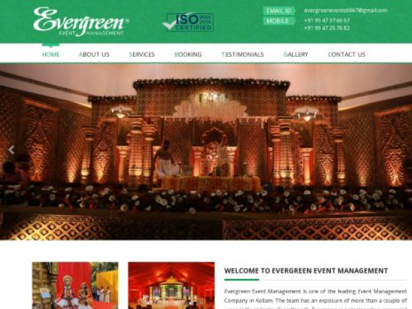 evergreeneventskollam.com