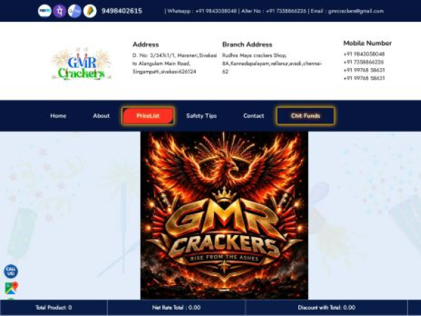 gmrcrackers.com
