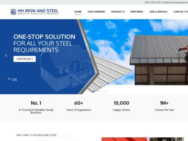 hhironandsteel.com