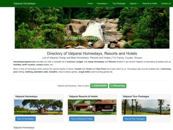 homestaysvalparai.com