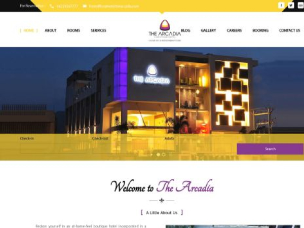hotelthearcadia.com