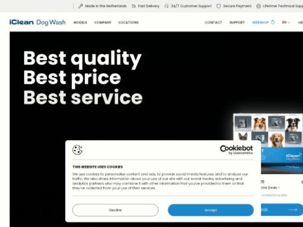 icleandogwash.com