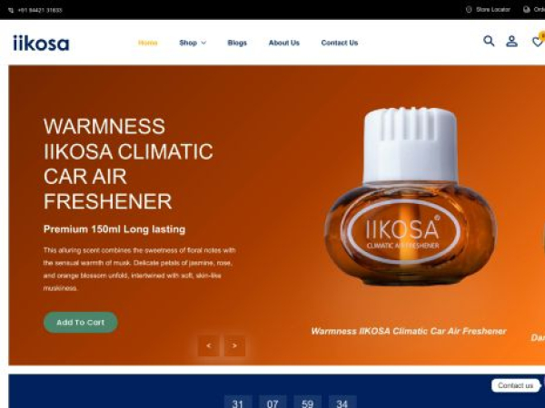 iikosacosmetics.com
