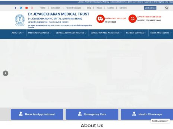 jeyasekharanmedicaltrust.com