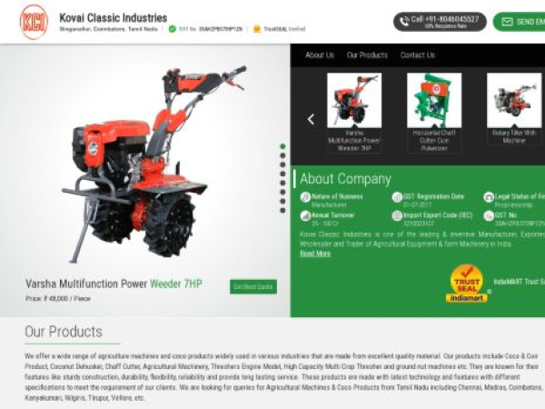 kovaiclassicindustries.net