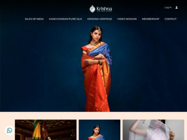 krishnathesilkstore.in