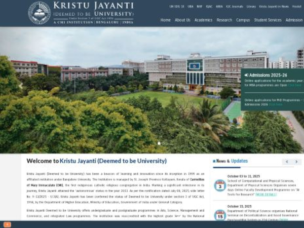 kristujayanti.edu.in