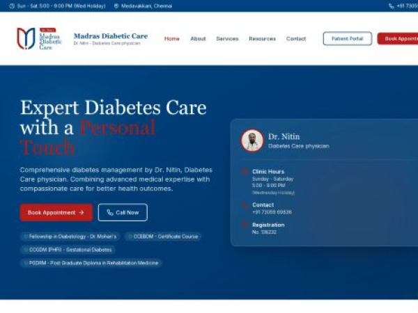 madrasdiabeticcare.com