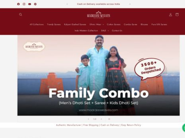 madrassiweaves.com