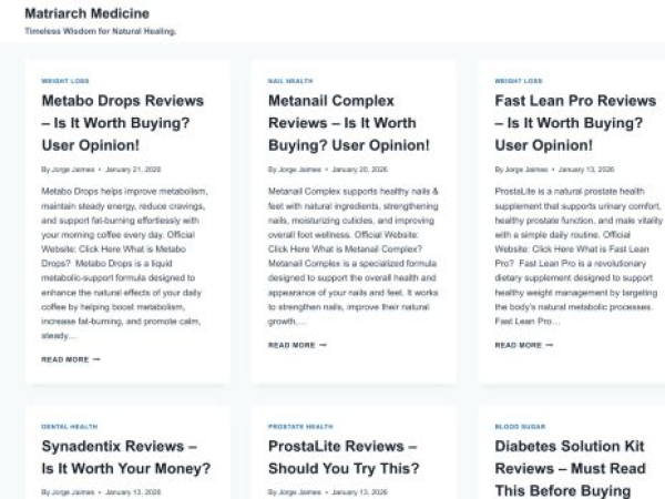 matriarchmedicines.com