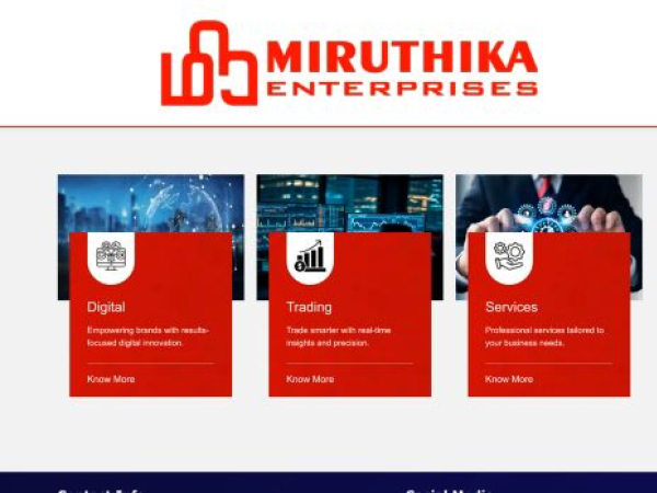 miruthikaenterprises.com