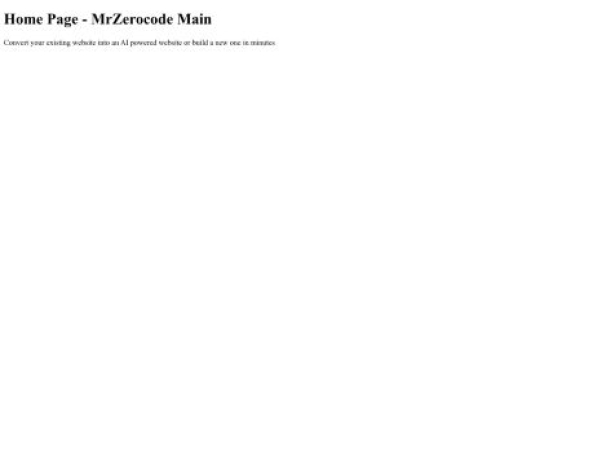mrzerocode.ai