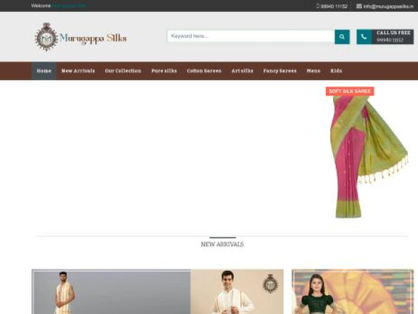 murugappasilks.in