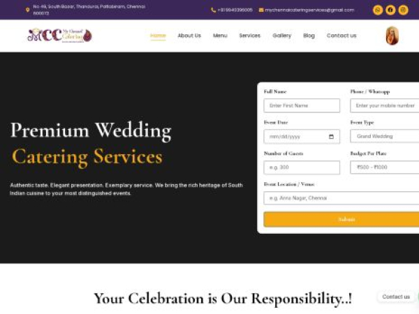 mychennaicateringservices.com