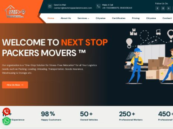 nextstoppackersmovers.com