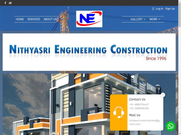 nithyasriconstructions.com