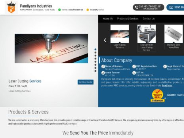 pandiyansindustries.com