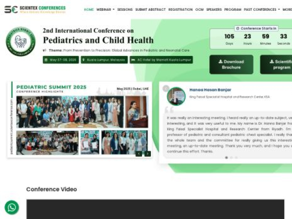 pediatricsummit.scientexconference.com