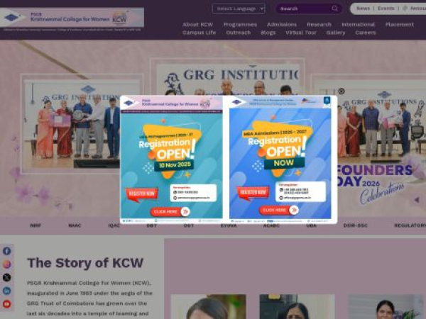 psgrkcw.ac.in