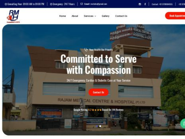 rajammedicalcentre.com