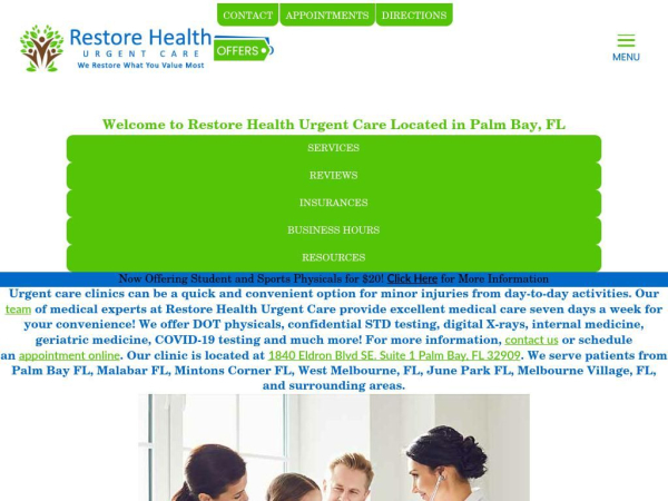 restorehealthurgentcarecenters.com