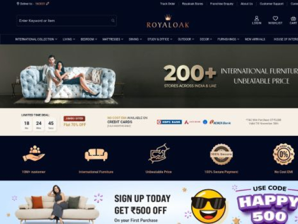 royaloakindia.com