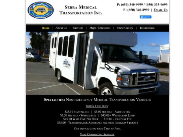 serramedicaltransportation.com