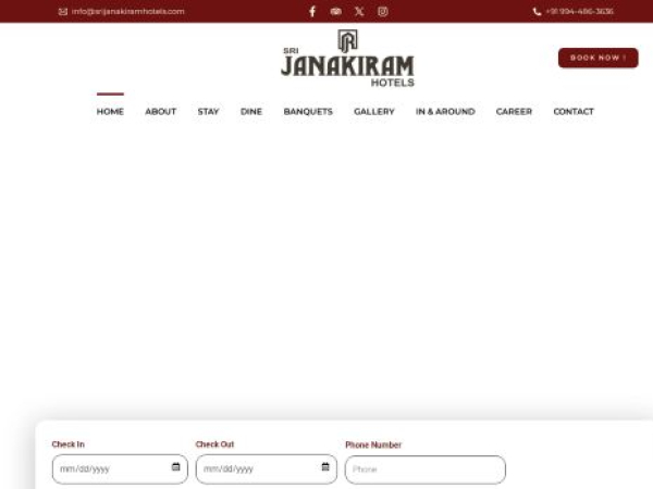 srijanakiramhotels.com