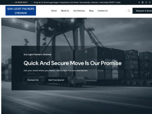 sunlightpackerschennai.com