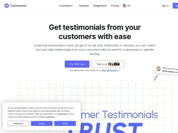 testimonial.to