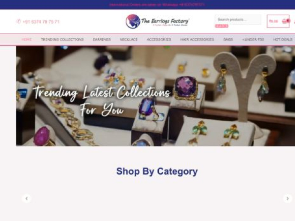 theearringsfactory.com
