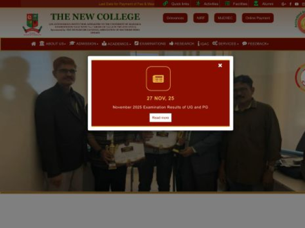 thenewcollege.edu.in