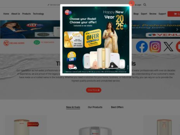 venushomeappliances.com