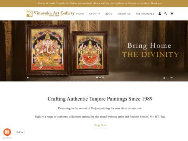 vinayakaartgallery.com