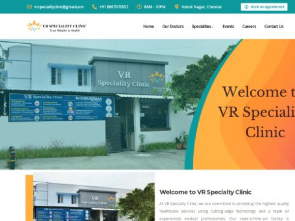 vrspecialityclinic.com