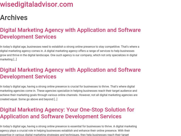 wisedigitaladvisor.com