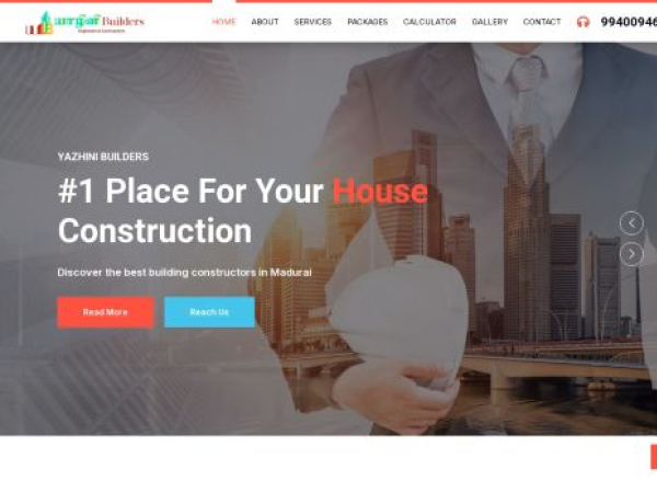 yazhinibuilders.com